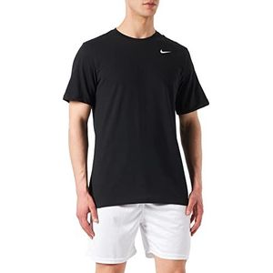 Nike Dri-fit trainingsbroek voor heren met pluisband, Zwart en wit.