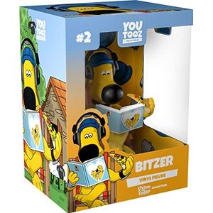 Youtooz Bitzer Vinyl figuur, 11,4 cm, officieel gelicentieerde herder van Shaun het schaap Stop-Motion Animation, van Youtooz Shaun het schaap collectie