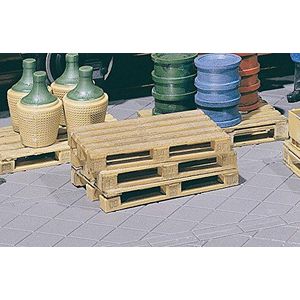 POLA 333201 - 4 pallets, accessoires voor modelspoorwegen, modelbouw