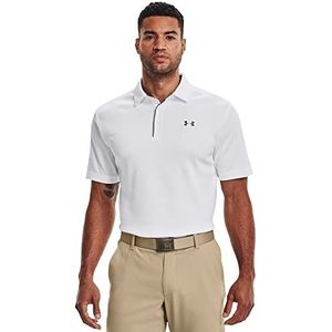 Under Armour Heren Tech Golf Poloshirt, wit (wit/grafiet/grafiet (100)), XL