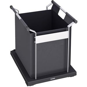 BLANCO Universal Bag XL 40 | kunststof, aluminium grijs zwart | het plezier van een nette gootsteen in je keuken | XL tas voor opslag