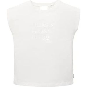 TOM TAILOR 1036126 T-shirt voor kinderen, meisjes, 1 stuk, 10315 Whisper White - gezelschapsspel [geïmporteerd uit Duitsland]