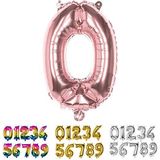 Boland roségoud, ballon, lucht, verjaardag, levensjaar, verrassing, verjaardag, kinderdecoratie