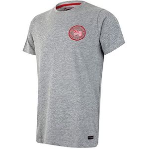 Athletic Club T-shirt met korte mouwen, sport, vlag, grijs, heren-T-shirt, 1 stuk