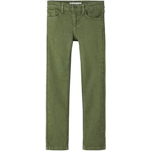 Bestseller A/S Nkmtheo Xslim Twi Pant 111-tp Noos broek voor jongens, geweer groen