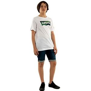 Levi's Kids Lvb Short Sleeve Graphic T-shirt voor jongens 10-16 jaar, Wit.