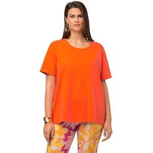 Ulla Popken Clementine T-shirt voor dames, ruggesneden, 48-50, Clementine