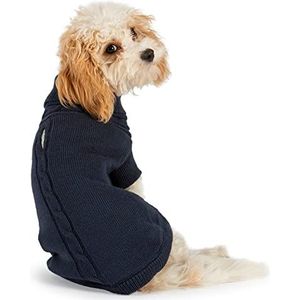 Ancol Muddy Paws gebreide trui voor honden, gevlochten, 0,2 kg, blauw