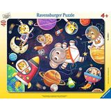 Ravensburger Puzzel voor kinderen, Tiériaanse astronauten, 30-48 delen, framepuzzel voor kinderen vanaf 4 jaar