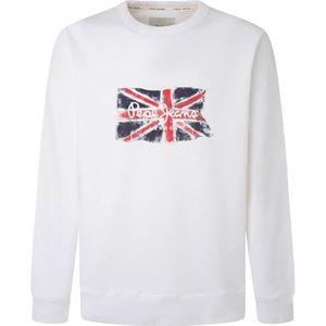 Pepe Jeans Ruwan Sweatshirt pour homme, Blanc (blanc), XL