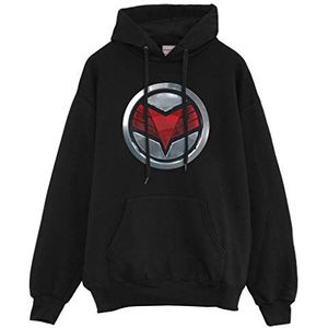 Marvel The Falcon and The Winter Soldier The Falcon embleem heren hoodie officieel gelicentieerd product maat S - 5XL, zwart.