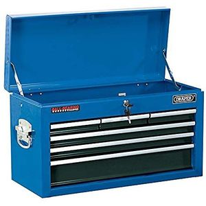 Draper Tools 51690 gereedschapskist met 6 laden, blauw