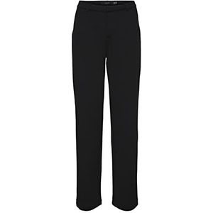 VERO MODA Vmzamira Mr Slim Straight Ga Kleine damesbroek, zwart.