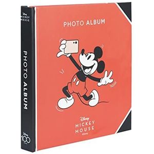 Grupo Erik - Zelfklevend fotoalbum Disney, Mickey 16 x 16 cm met 22 zelfklevende pagina's | Traditioneel fotoalbum met harde omslag, fotoalbum 10 x 15 cm