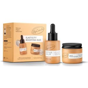 UpCircle Elasticity Boosting Duo - Peptide en vochtinbrengende crème voor het gezicht - Niacinamide, tripeptide + aloë vera - verhoogt collageen en elasticiteit - veganistisch - niet getest op