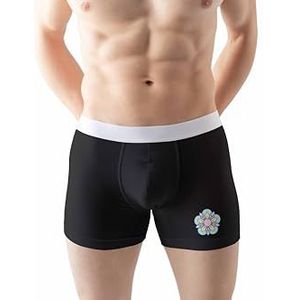 Green Fish Boxershorts voor heren, zwart.