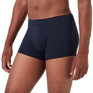 BOSS Trunk Energy boxershort voor heren, van microvezel stretch, met logo-taille, donkerblauw405, maat S, Dark Blue405