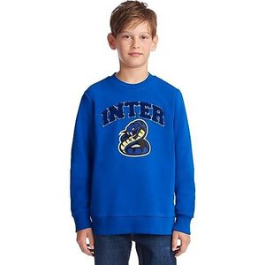 Inter Inter Kindersweatshirt Back To Stadium Inter Crew Neck Sweatshirt voor kinderen, officieel Inter product, Back to Stadium collectie voor kinderen en jongeren