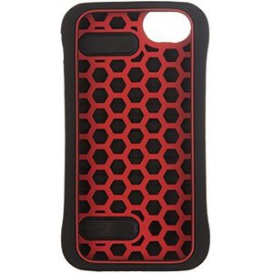 Yurbuds Race Case met siliconen handvat voor iPhone 5 / iPhone SE / 5S, zwart / rood