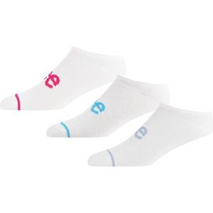 Lee 3 paar damessokken wit met gedurfd logo | designer sokken met lage taille | zachte en ademende katoenmix - maat 37-40, wit, 37-40,5 EU, Wit.