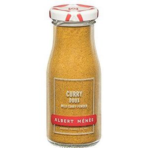 Zachte curry – kruidenmix – exclusief recept – 100% natuurlijk, zonder kleur- en conserveringsmiddelen – product verpakt in Frankrijk – aromapoeder – 75 g ALBERT MÉNÈS
