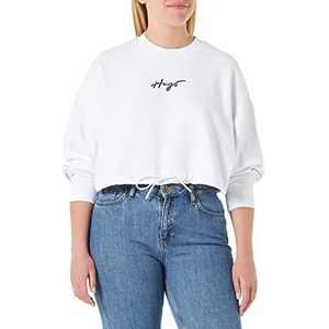 HUGO Delive Sweatshirt voor dames, wit 100