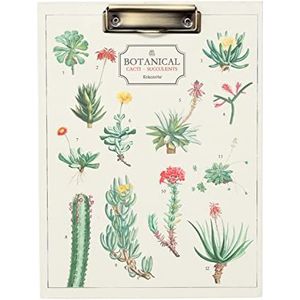 Kokonote - A4 Klembord met Botanical | bladhouder 21 x 29,7 cm, klemmap met klep en gelinieerd notitieblok, documententas met tas