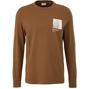 s.Oliver T-shirt, bruin, XXL, heren, bruin, XXL, 10.3.11.12.130.2119208, Bruin
