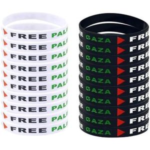Palestina vlag armband houder Palestina armband Save Gaza Silicone Israël vrouwen vlag armband heren
