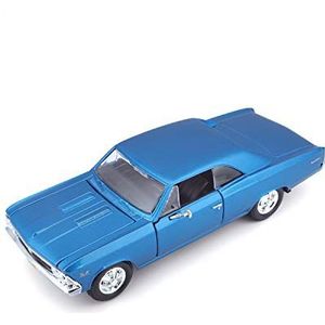 BBURAGO MAISTO FRANCE - Chevrolet Chevelle SS 396 1966-schaal 1/24 willekeurige kleur, M31960