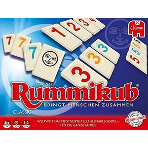 Originele Rummikub Classic: het geavanceerde spel, voor 2 tot 4 spelers vanaf 7 jaar, speelduur 30 - 60 minuten