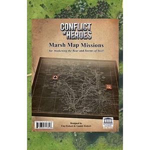 Academy Games - Conflict of Heroes Marsh Map Missions - Board Game - Leeftijden 14 en Up - 2-4 spelers - Engelse versie