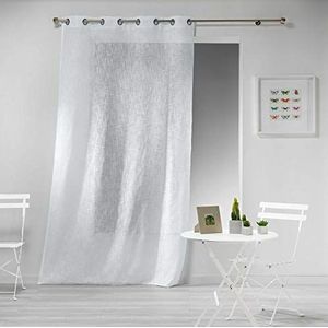 douceur d'intérieur Haltona Paneel, linnenlook, geweven, Haltona, polyester, wit, 240 x 140 cm