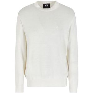 Armani Exchange Homme Icon Project, Logo brodé Not Water Resistant, Off White, XS, Blanc cassé., XS