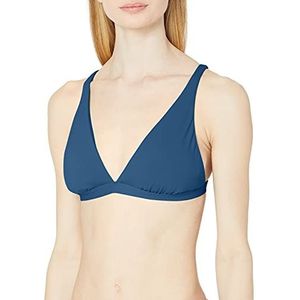 Seafolly dames bikini longline tri, Marina Blauw