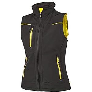 U-Power FU260BC Modèle Universe Lady Gilet Softshell avec Membrane U-Tex, 96% Polyester/4% Spandex, Black Carbone, L Taille