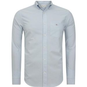 GANT Reg Oxford overhemd voor heren, lichtblauw, 4XL, Lichtblauw