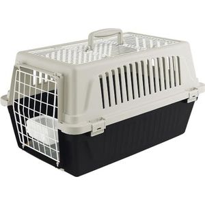 Ferplast Transportmand voor honden, klein/kat, max. 5 kg, Atlas 10, open, met kussen/kuip, open dak, 1 eenheid