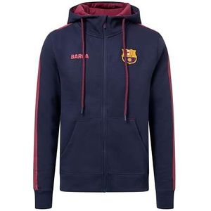 FCB Sud. Abierta Capucha Nº 4 Sweatshirt met capuchon voor heren, blauw/bordeaux