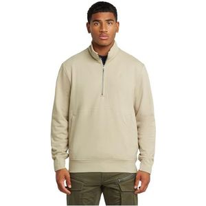 G-STAR RAW Nifous Sweat-shirt à demi-fermeture éclair pour homme, Beige (Dk Brick D26305-d566-1214), M