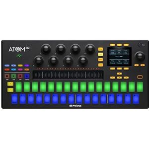 PreSonus ATOM SQ, hybride MIDI-toetsenbord/pad controller voor prestaties en productie met Studio One Artist, Ableton Live Lite en Studio Magic Recording Software Set