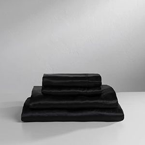 Baltic Linen Luxe beddengoedset voor kingsize bedden, zwart