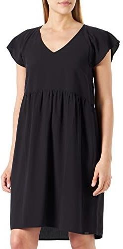 Q/S by s.Oliver Korte jurk dames korte jurk, Zwart 9999