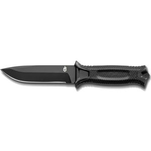 Gerber Strongarm Fixed Blade 31-003654 survivalmes met glad lemmet en etui, zwart, lemmetlengte 12,2 cm