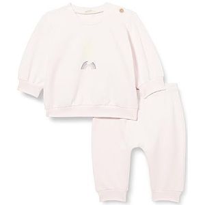 United Colors of Benetton Comp (shirt + broek) 3mdua1035 babybroek voor jongens (1 stuk), roze outfit 1w0