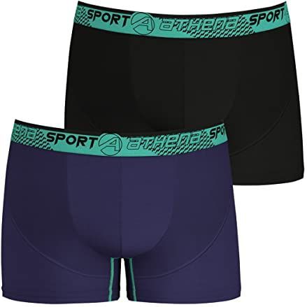 ATHENA Running Ln22 Herenondergoed, zwart/marineblauw
