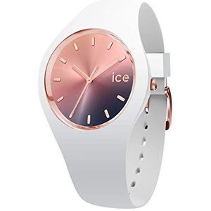 Ice-Watch ICE Sunset Midnight, wit dameshorloge met siliconen armband, 015749 (medium), armband, armband