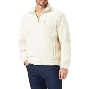 s.Oliver Men's 2121152 sweatshirt, maat L, wit, L, Wit