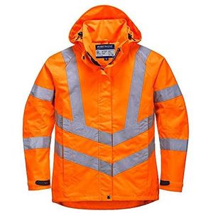 Portwest Dames veiligheidsjas, ademend, maat XXL, oranje, LW70ORRXXL