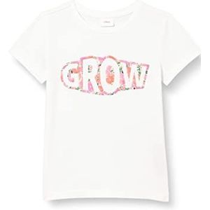 s.Oliver T-shirt met korte mouwen T-shirt met korte mouwen voor meisjes, Crème